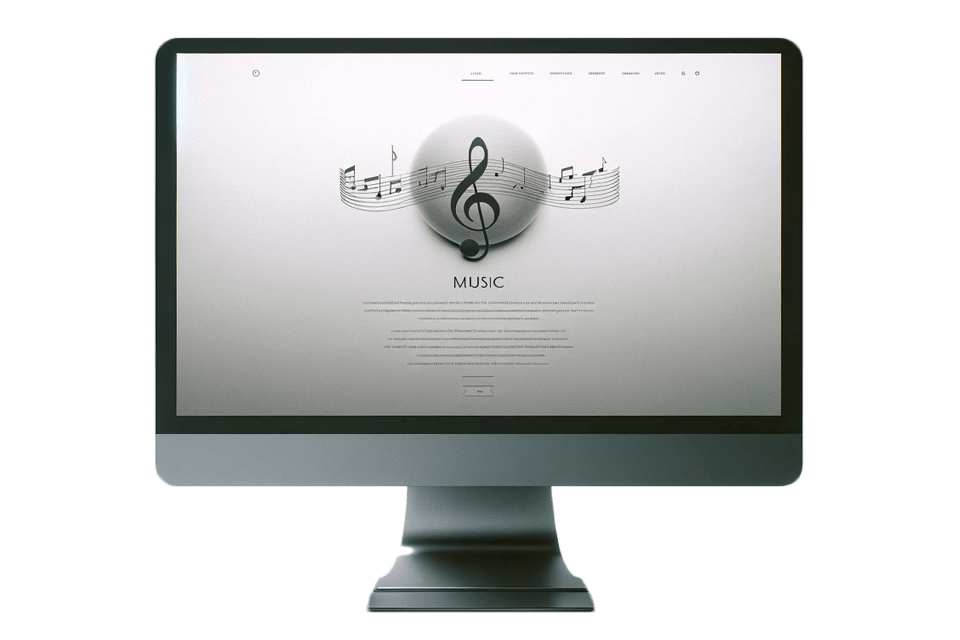 Music Web Design